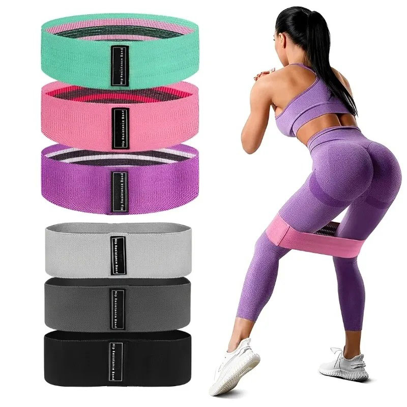 Yoga Fitness Resistance Band - Набор из 3 эластичных лент для