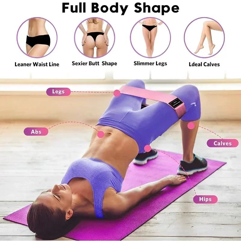 Эластичные ленты-эспандеры для – обзор и цена Yoga Fitness Resistance Band
